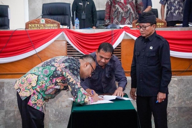 Ketua DPRD Kabupaten Subang Pimpin Rapat Paripurna, Komitmen Mengawal RPJPD 2025-2045