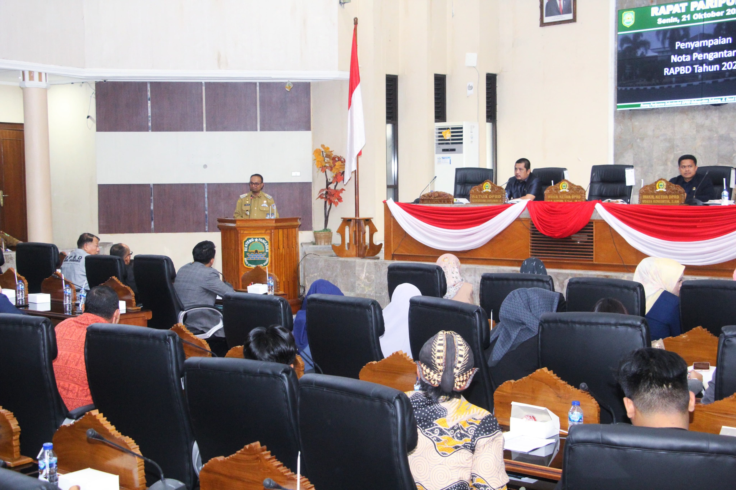 Rapat Paripurna DPRD, Bahas Nota Pengantar RAPBD Tahun 2025