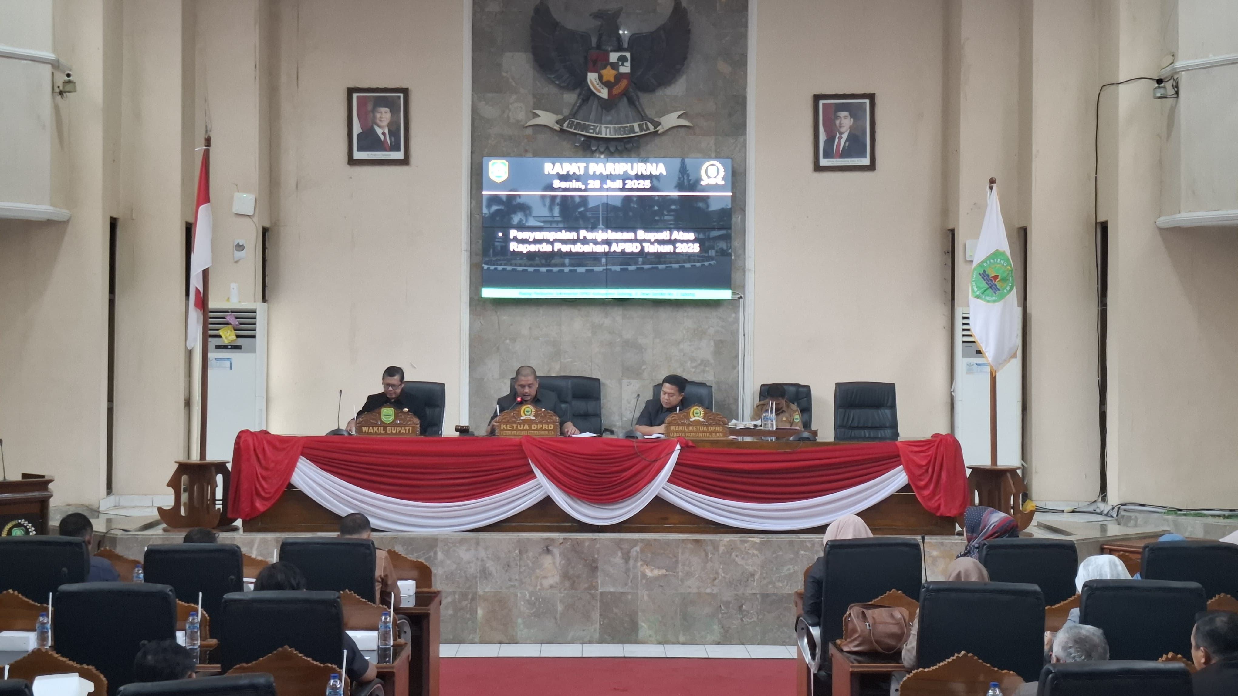 Penjelasan Bupati atas Raperda tentang Perubahan APBD Tahun Anggaran 2025